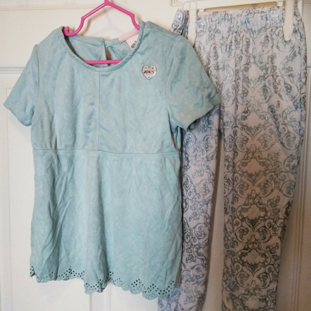 Juicy Couture suede top outfit